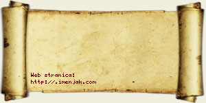 Jovana Grbović vizit kartica